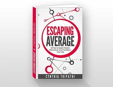 Escaping Average Book Graphic and Website Design